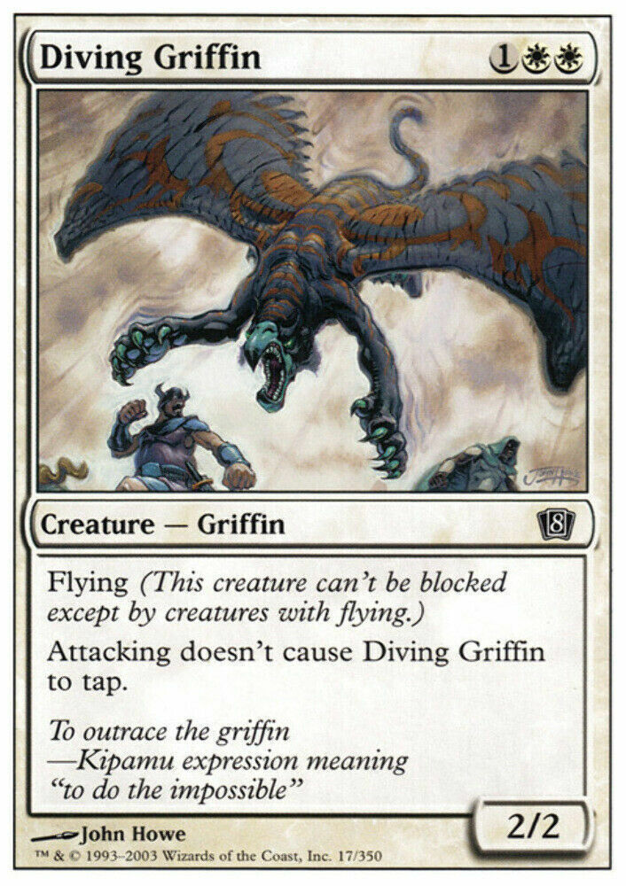 Diving Griffin 8th Edition - MTG