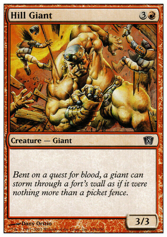 Hill Giant 8th Edition - MTG