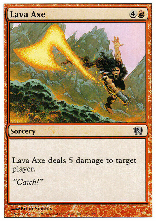 Lava Axe 8th Edition - MTG