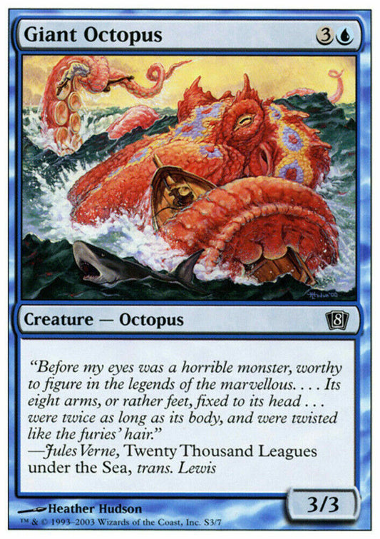 Giant Octopus 8th Edition - MTG