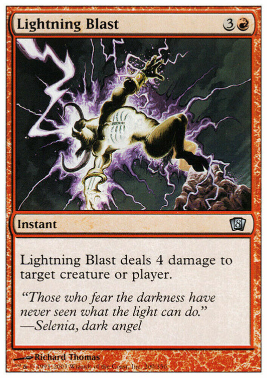 Lightning Blast 8th Edition - MTG