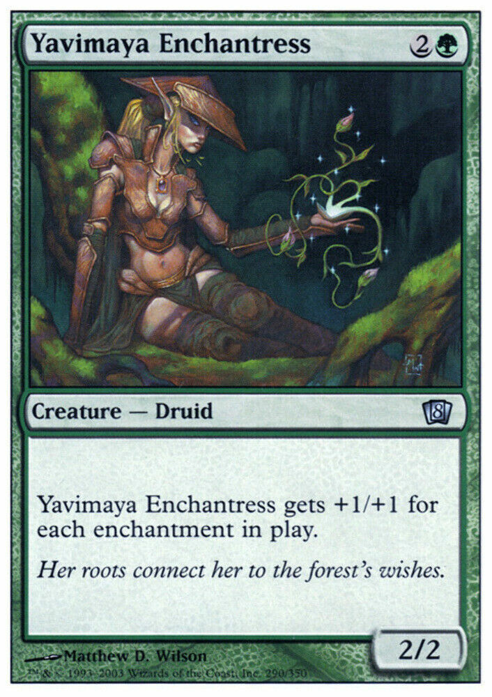 Yavimaya Enchantress 8th Edition - MTG