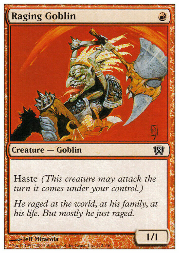 Raging Goblin 8th Edition - MTG