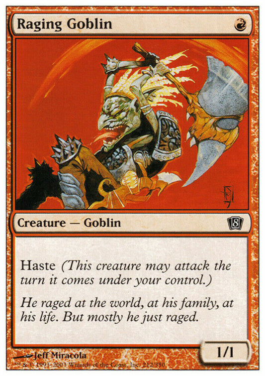 Raging Goblin 8th Edition - MTG