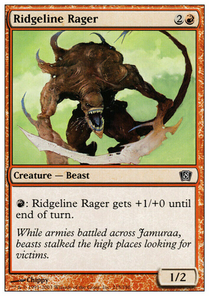 Ridgeline Rager 8th Edition - MTG