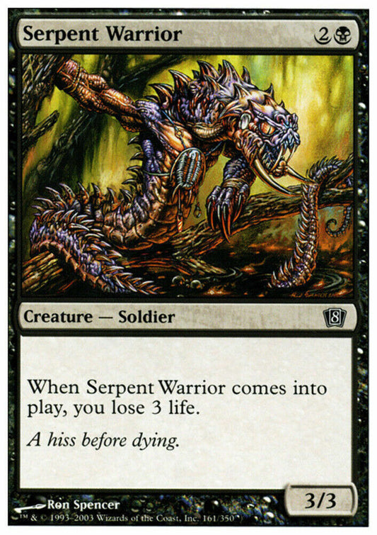 Serpent Warrior 8th Edition - MTG