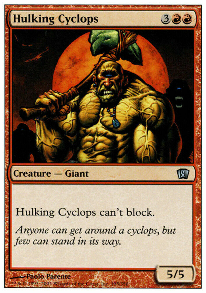 Hulking Cyclops 8th Edition - MTG