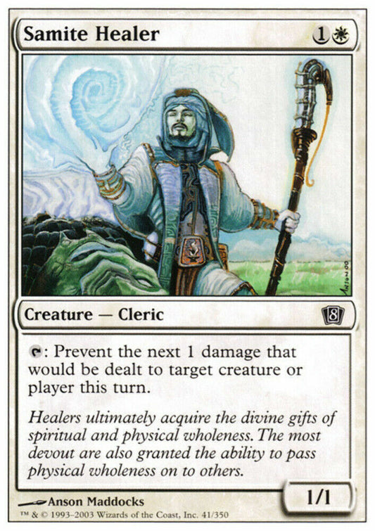 Samite Healer 8th Edition - MTG