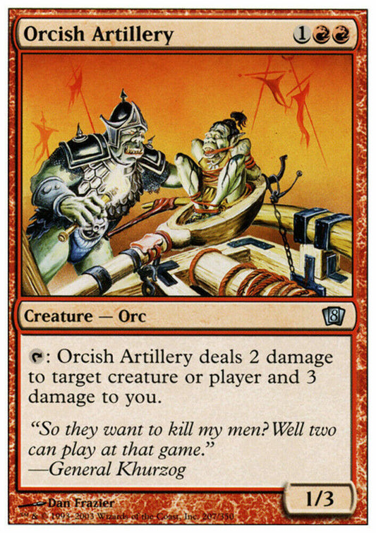 Orcish Artillery 8th Edition - MTG