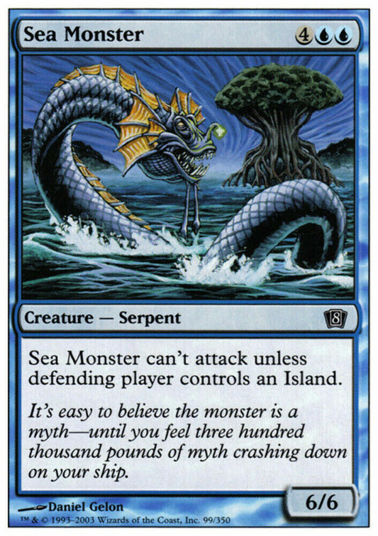 Sea Monster 8th Edition - MTG