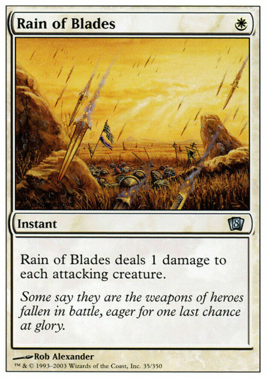 Rain of Blades 8th Edition - MTG