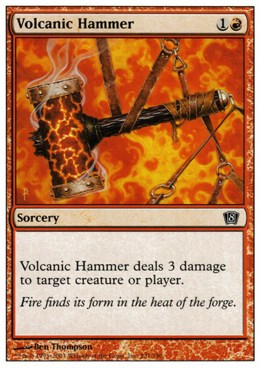 Volcanic Hammer 8th Edition - MTG