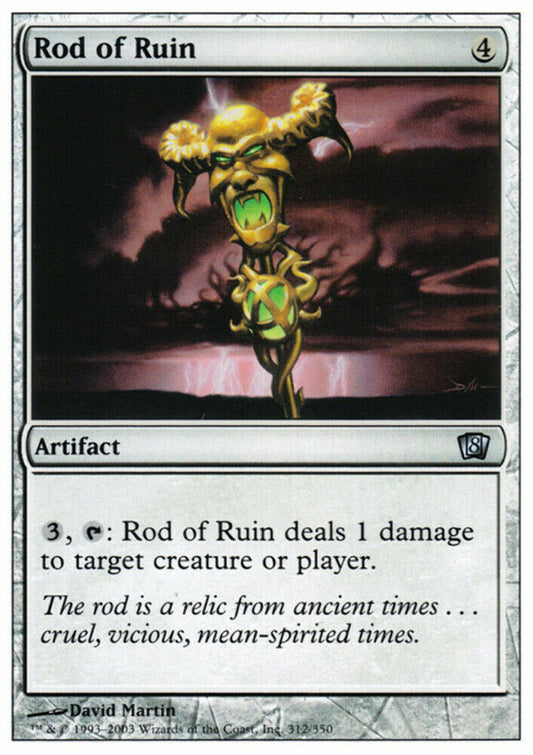 Rod of Ruin 8th Edition - MTG