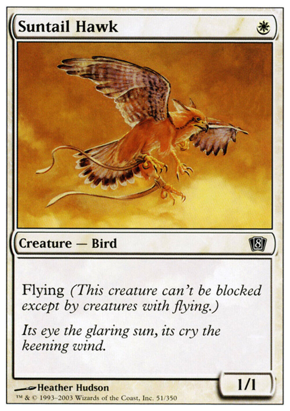 Suntail Hawk 8th Edition - MTG