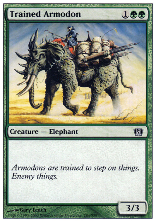 Trained Armodon 8th Edition - MTG