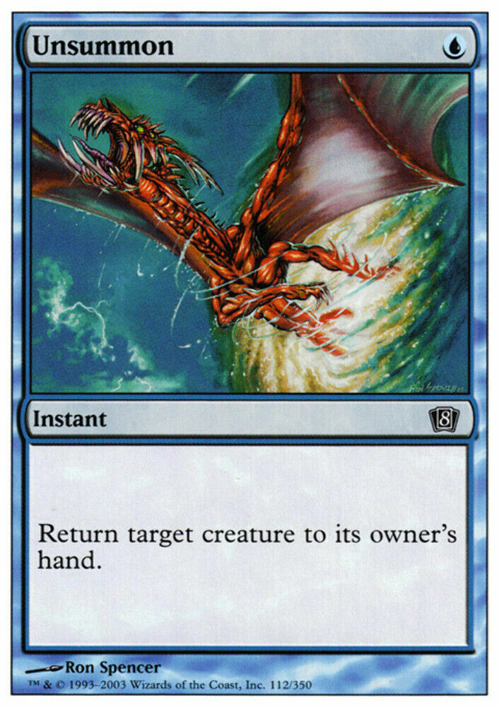 Unsummon 8th Edition - MTG