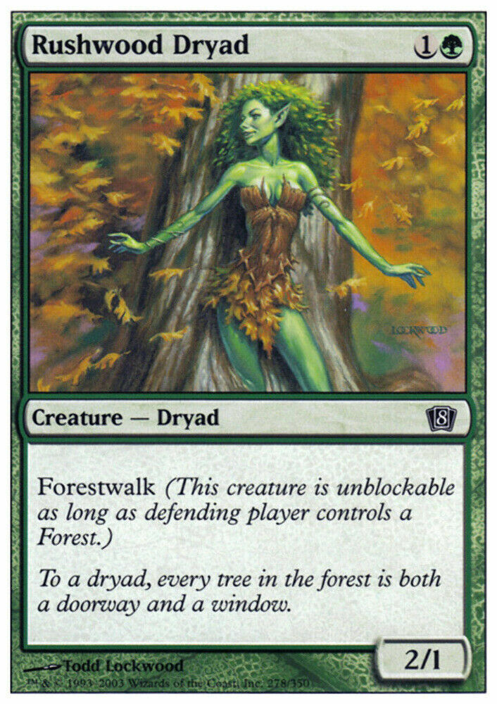 Rushwood Dryad 8th Edition - MTG