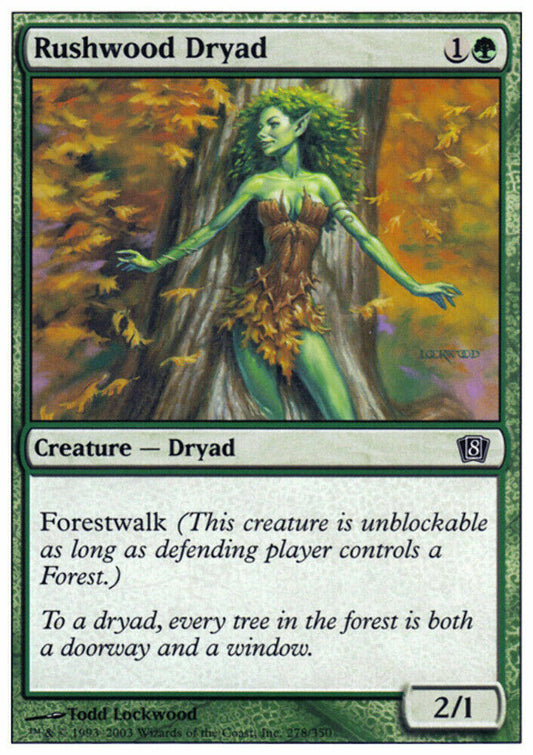Rushwood Dryad 8th Edition - MTG