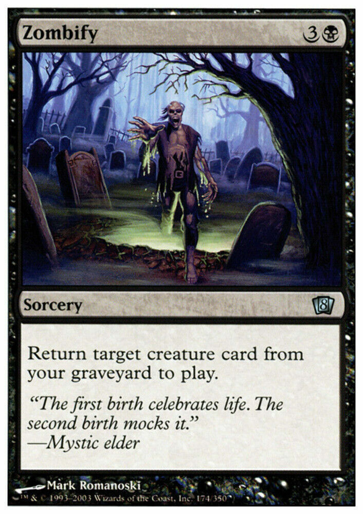 Zombify 8th Edition - MTG