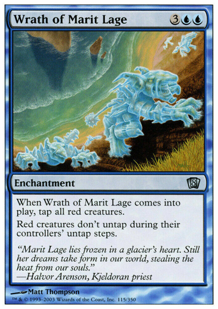 Wrath of Marit Lage 8th Edition - MTG