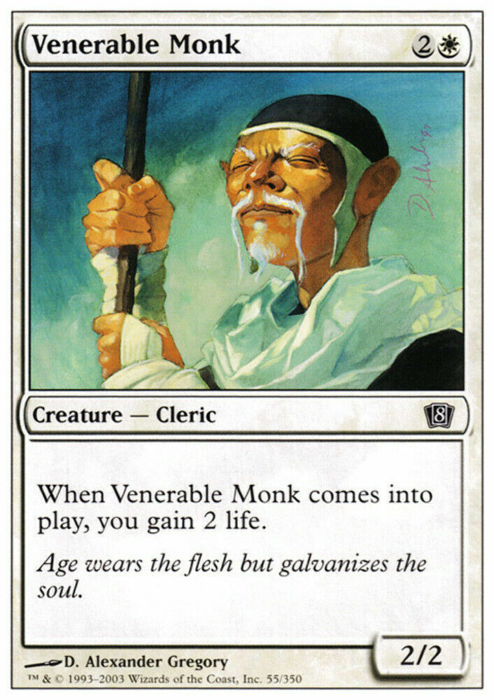 Venerable Monk 8th Edition - MTG