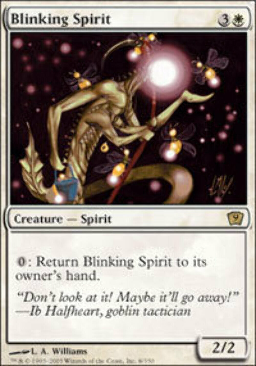 Blinking Spirit - Foil 9th Edition - MTG (BLACK BOARDER)
