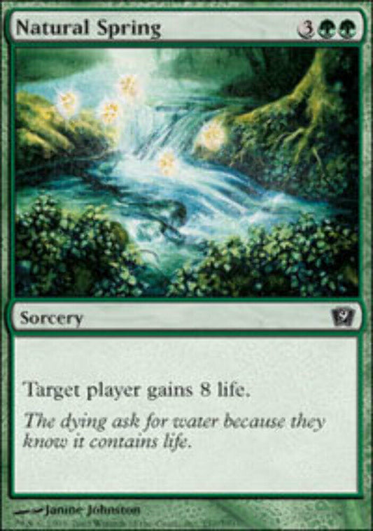 Natural Spring 9th Edition - MTG