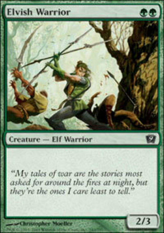 Elvish Warrior 9th Edition - MTG