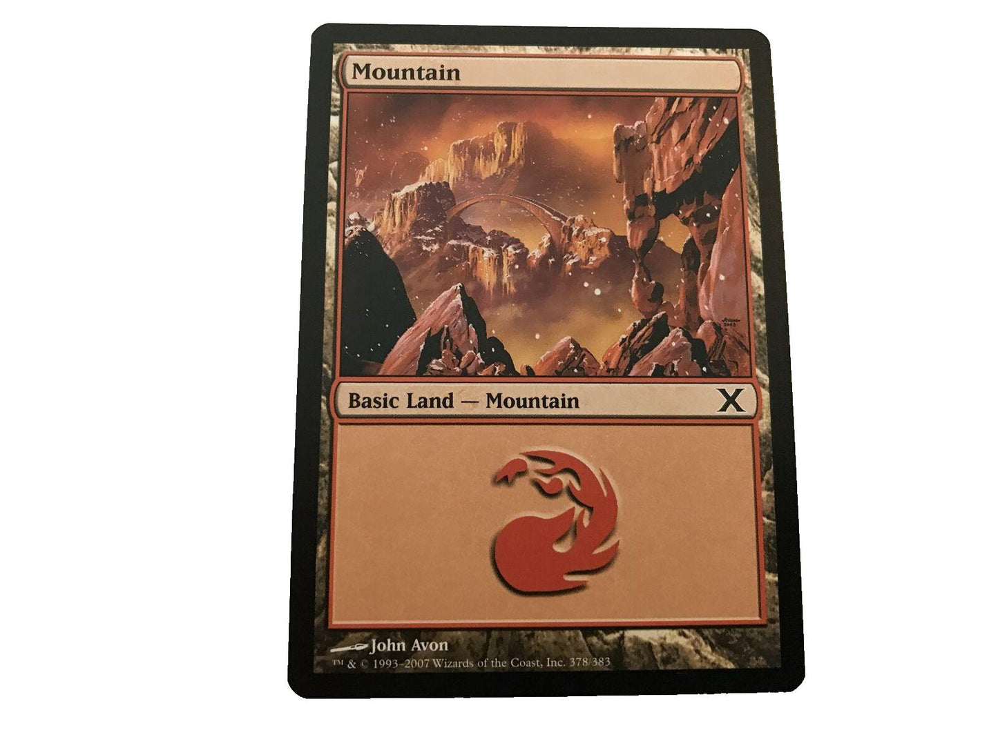Mountain 378/383 - 10th Edition - MTG