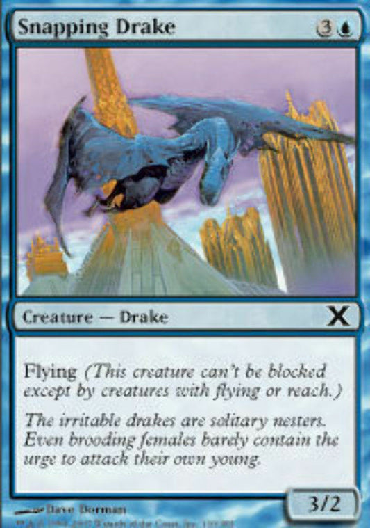 Snapping Drake 10th Edition - MTG