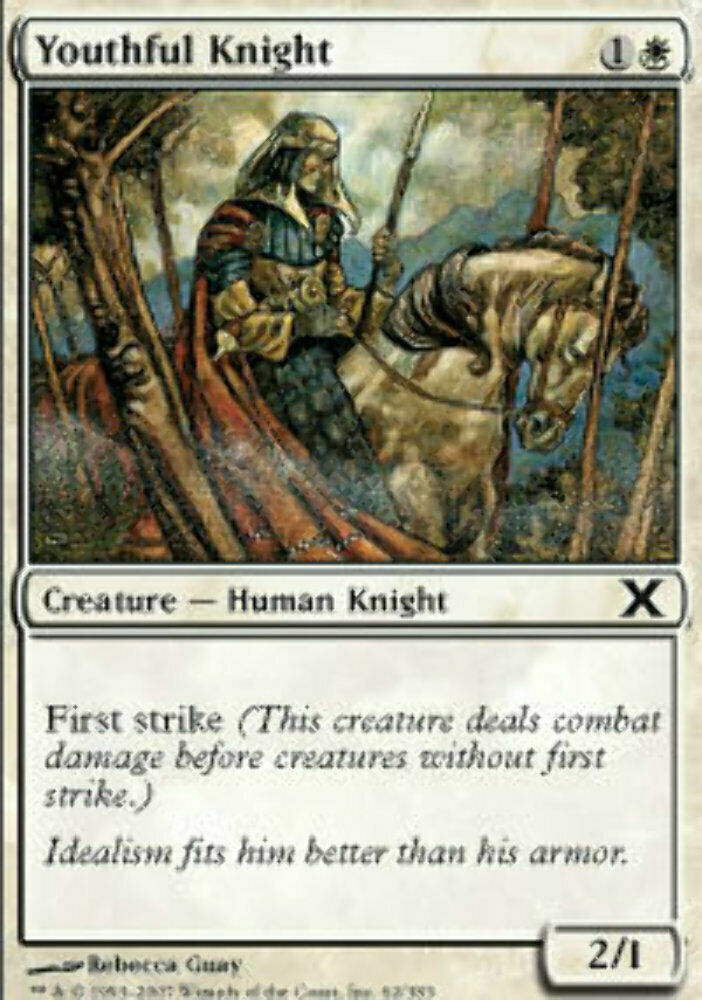 Youthful Knight 10th Edition - MTG
