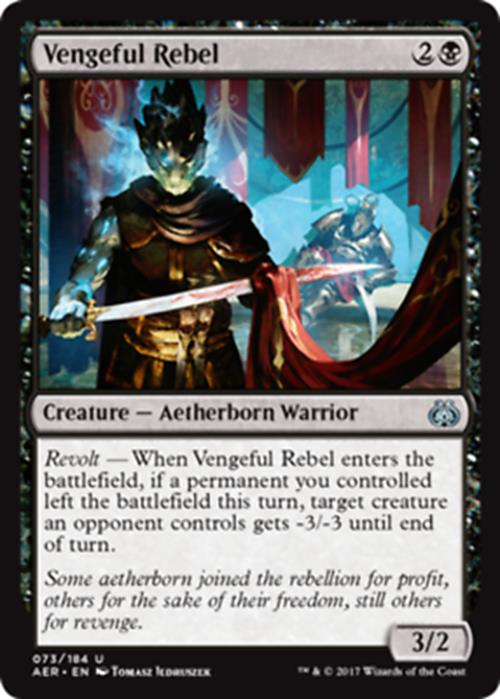 Vengeful Rebel Aether Revolt - MTG