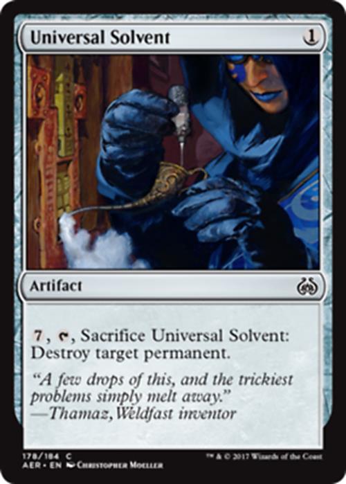 Universal Solvent Aether Revolt - MTG