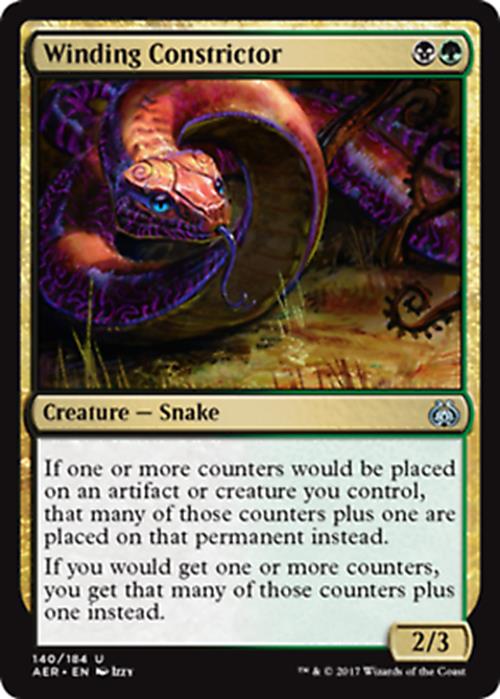 Winding Constrictor Aether Revolt - MTG