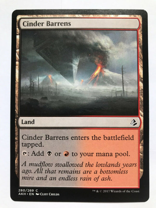 Cinder Barrens - Amonkhet - MTG