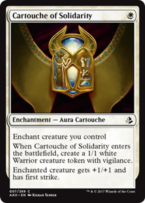 Cartouche of Solidarity Amonkhet - MTG