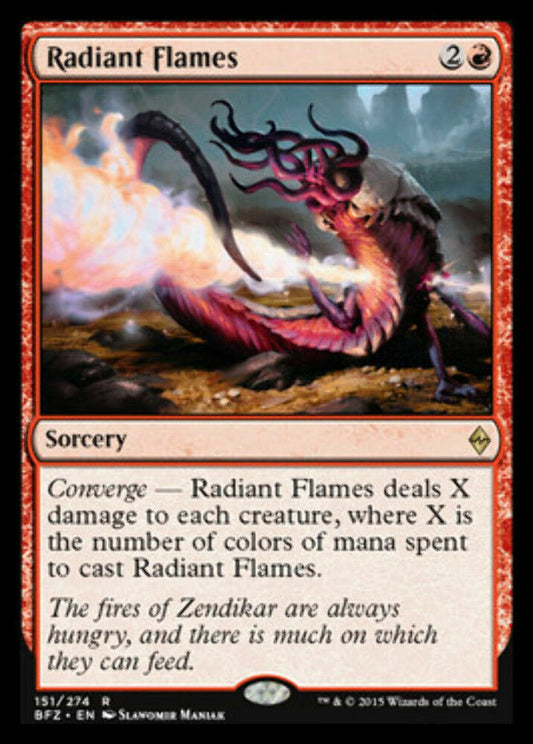 Radiant Flames Battle for Zendikar - MTG