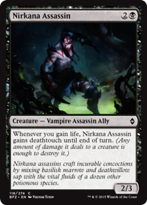 Nirkana Assassin Battle for Zendikar - MTG