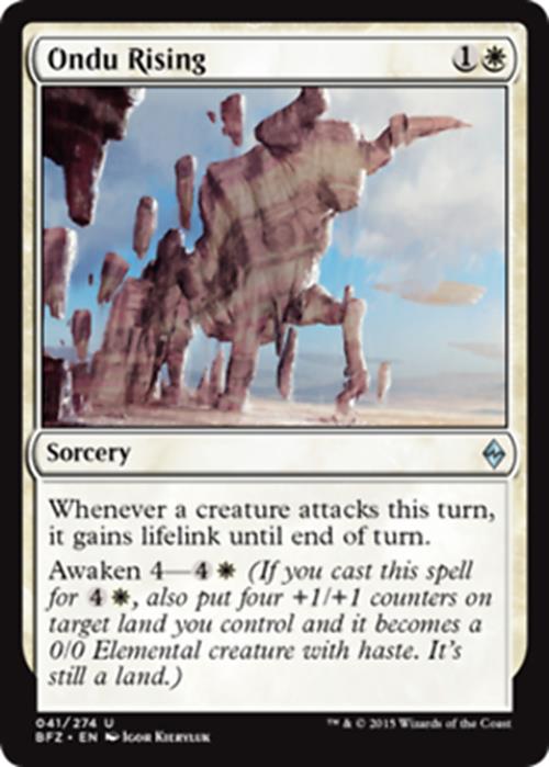 Ondu Rising Battle for Zendikar - MTG