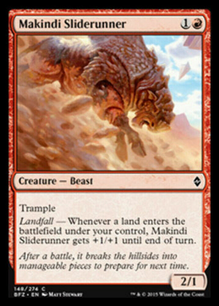 Makindi Sliderunner Battle for Zendikar - MTG