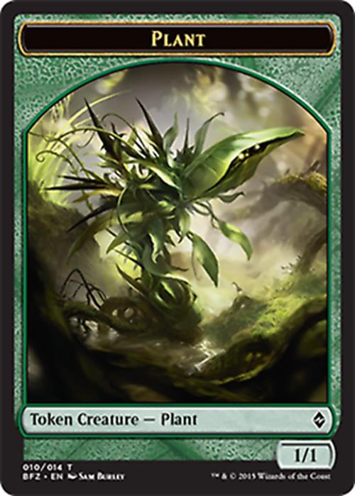 Plant Token Battle for Zendikar - MTG