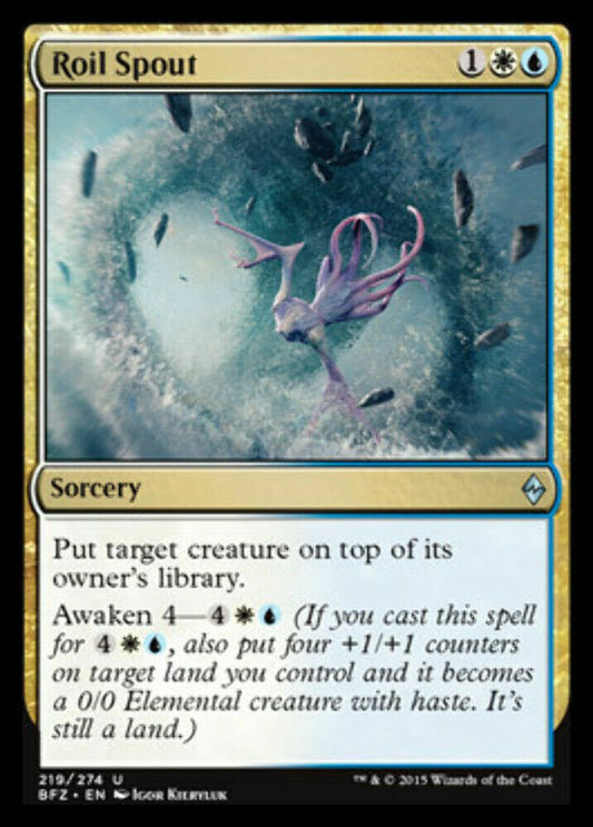 Roil Spout Battle for Zendikar - MTG