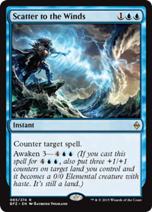 Scatter to the Winds Battle for Zendikar - MTG