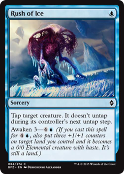 Rush of Ice Battle for Zendikar - MTG
