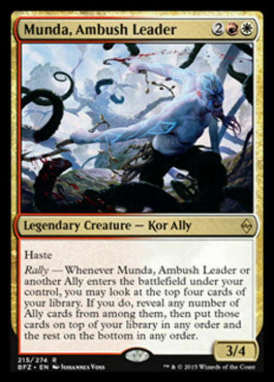 Munda, Ambush Leader Battle for Zendikar - MTG