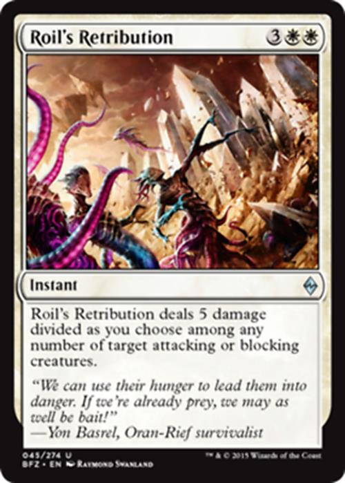 Roil's Retribution Battle for Zendikar - MTG