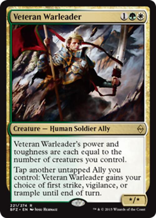 Veteran Warleader Battle for Zendikar - MTG