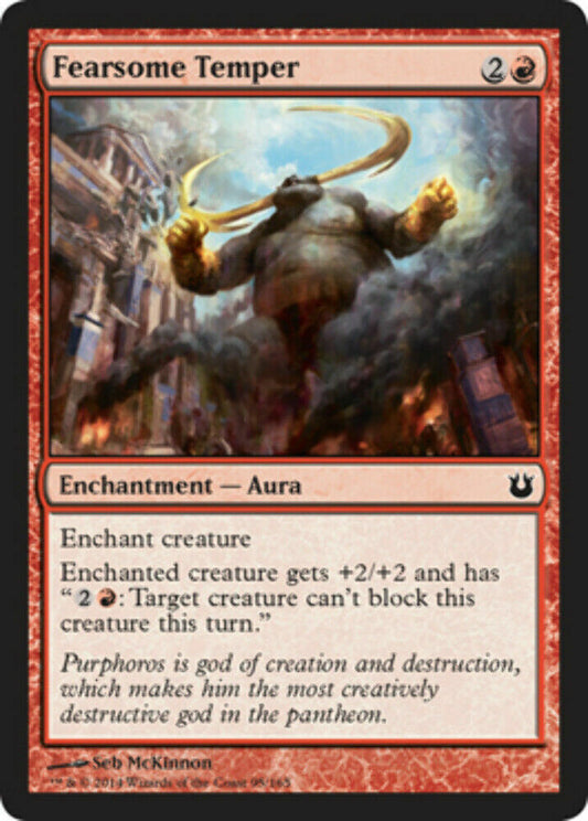 Fearsome Temper - Foil Born of the Gods - MTG