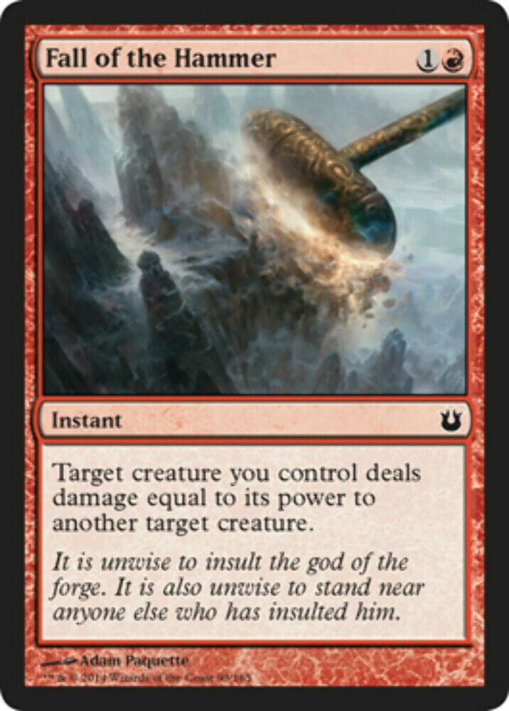 Fall of the Hammer Born of the Gods - MTG