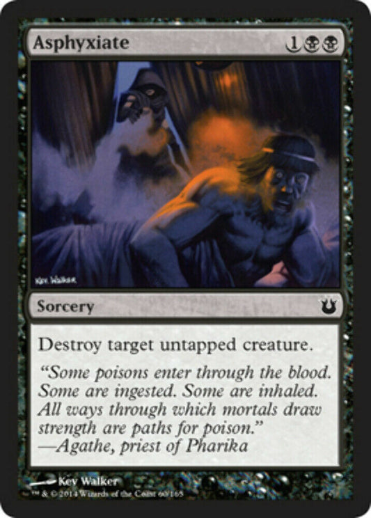 Asphyxiate Born of the Gods - MTG